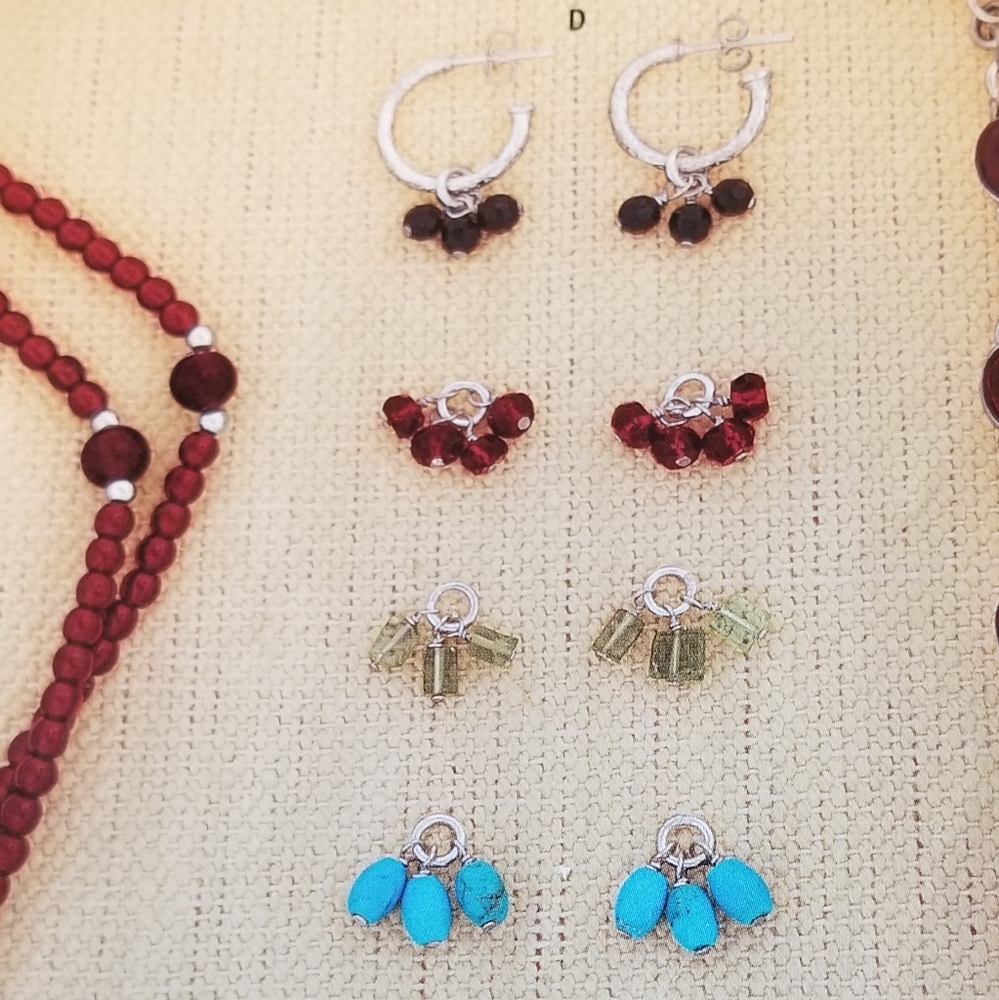 Silpada Interchangeable Gemstone Earrings - image 3